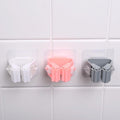 1 Pc Mop and Broom Self Adhesive Holder Wall Mount Magic Hanger Organizer Cleaning Tools Storage Mop Rack (Random Color)
