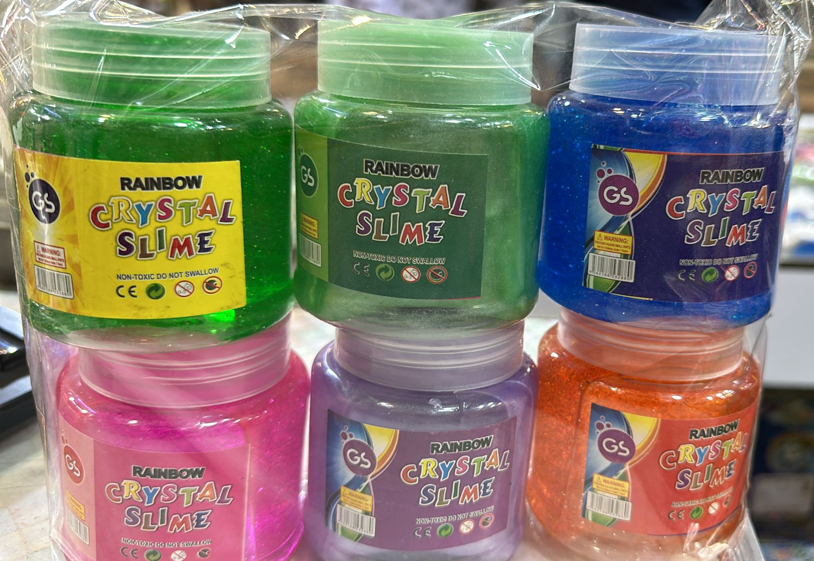 Colorfull Slime 200ml pack of 3 different colors mix colors