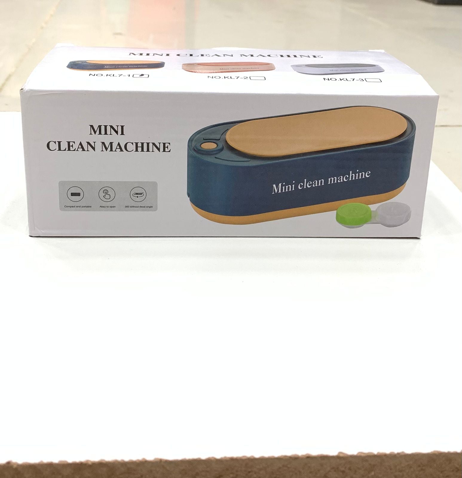 High-Frequency Vibration Ultrasonic Cleaner Machine – Portable Cleaning Device For Jewelry, Glasses, And Watches (Random Color)