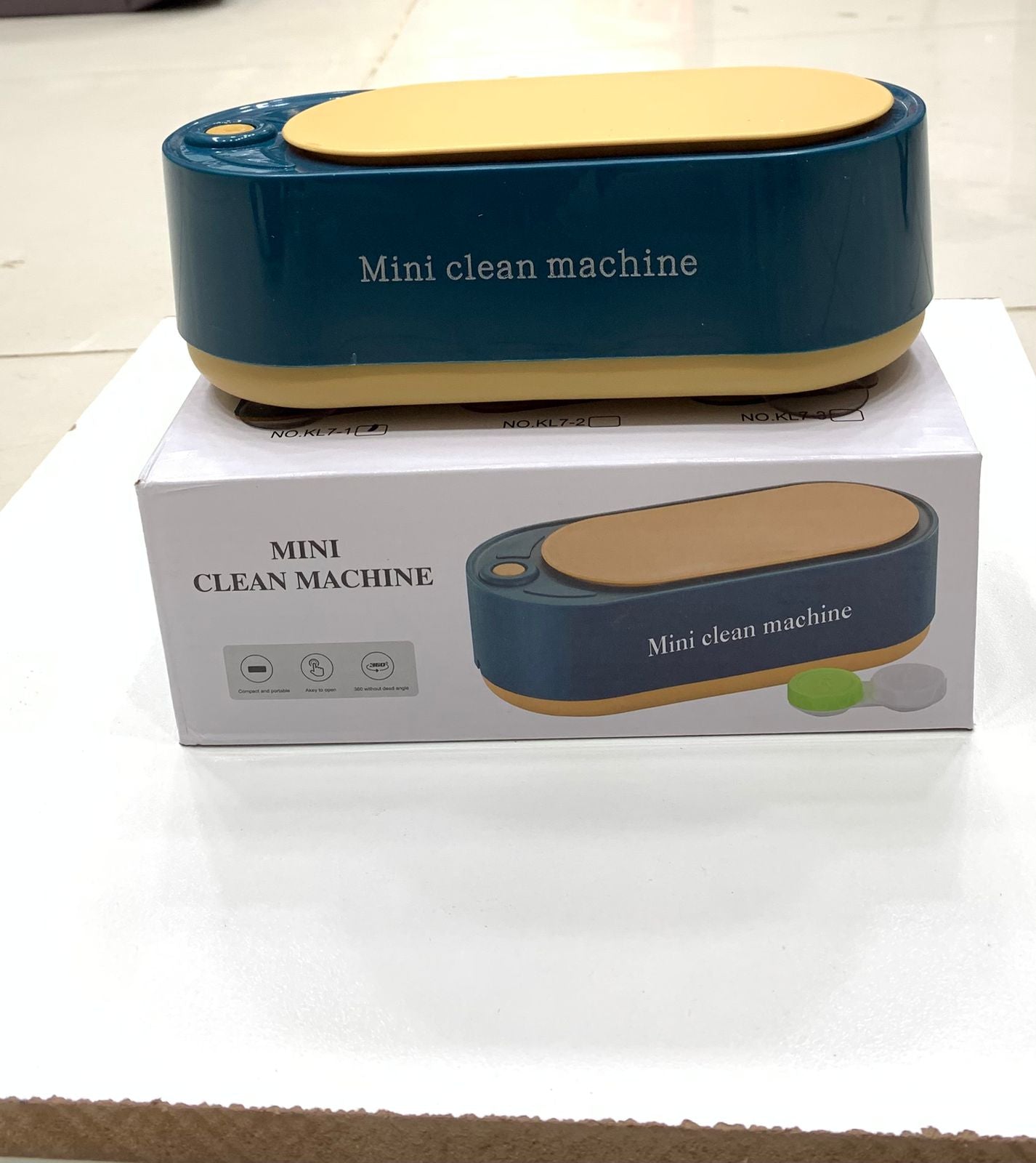 High-Frequency Vibration Ultrasonic Cleaner Machine – Portable Cleaning Device For Jewelry, Glasses, And Watches (Random Color)