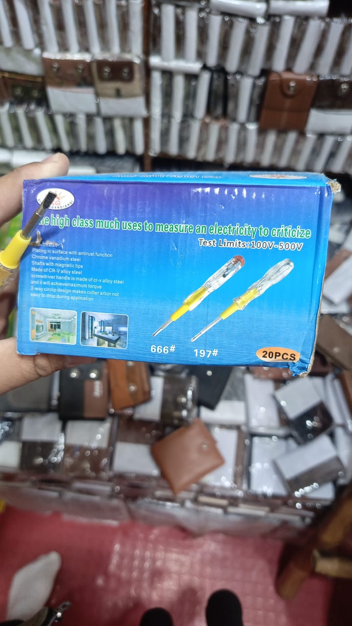 2Pcs Screwdriver Tester Set | Durable, High Quality | Low Voltage | Sharp Tip & Unbreakable Handle