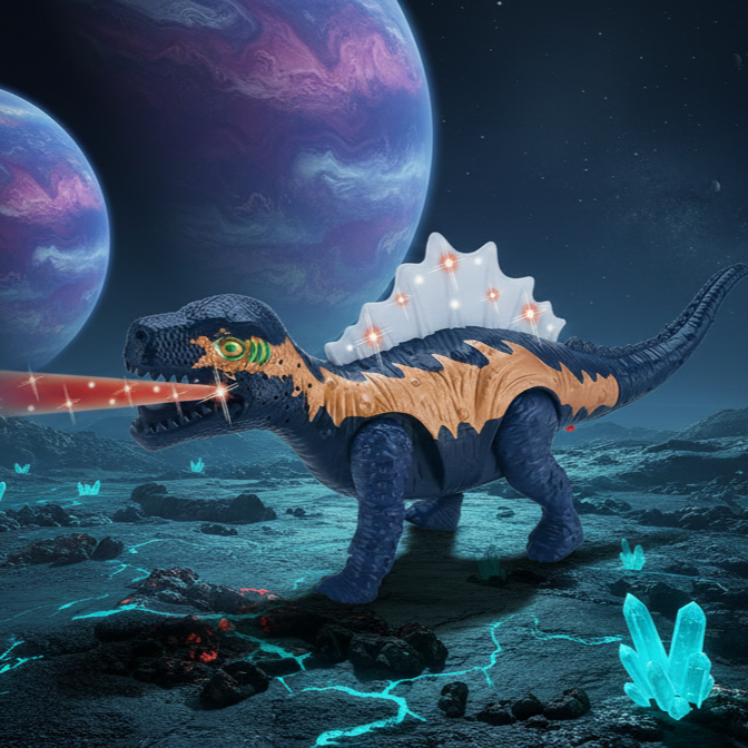 Dinosaur Toy Sets Walking Dinosaurs With Light And Sound For Kids Fun Realistic Play And Parent Child Interaction