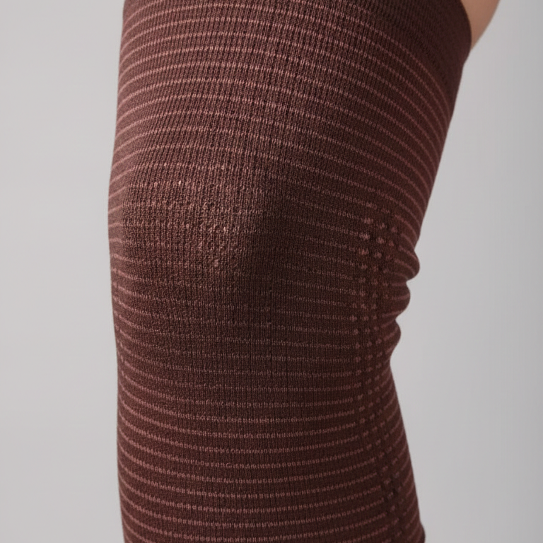 1 PC JAF Elasticated Knee Support Deluxe Knee Brace – Comfortable Compression Support (Large)