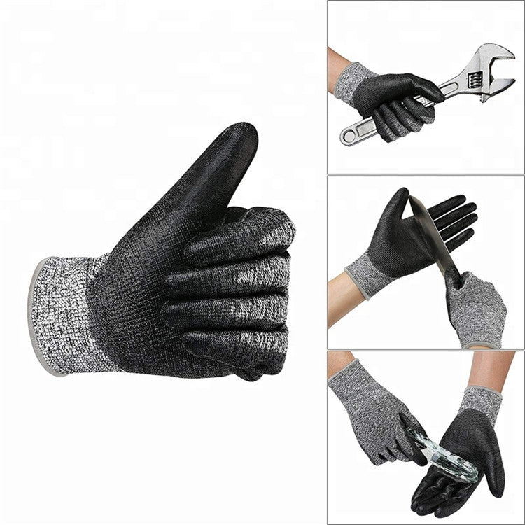 Cut Resistant Safety Gloves – Anti-Slip Protective Work Gloves for Kitchen, Gardening, Industrial & DIY Use | Pair
