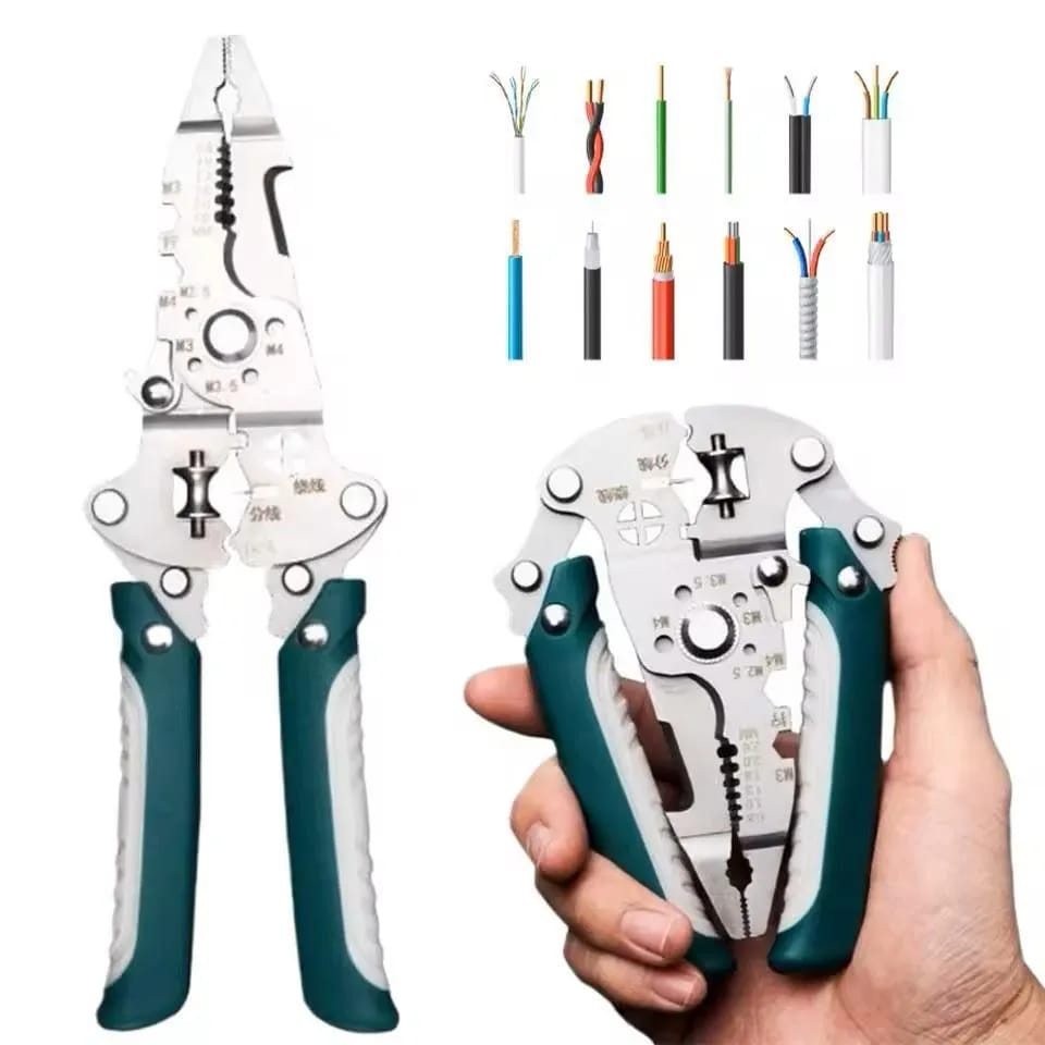 16 In 1 Plier Durable Strong Reliable Multi Functional Compact And Versatile Iron Tool With Multicolor Finish