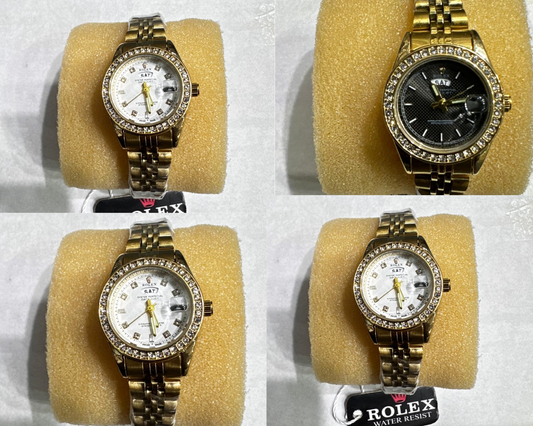 AA1 ROLEX DATE WORKING STAINLESS STEEL CHAIN