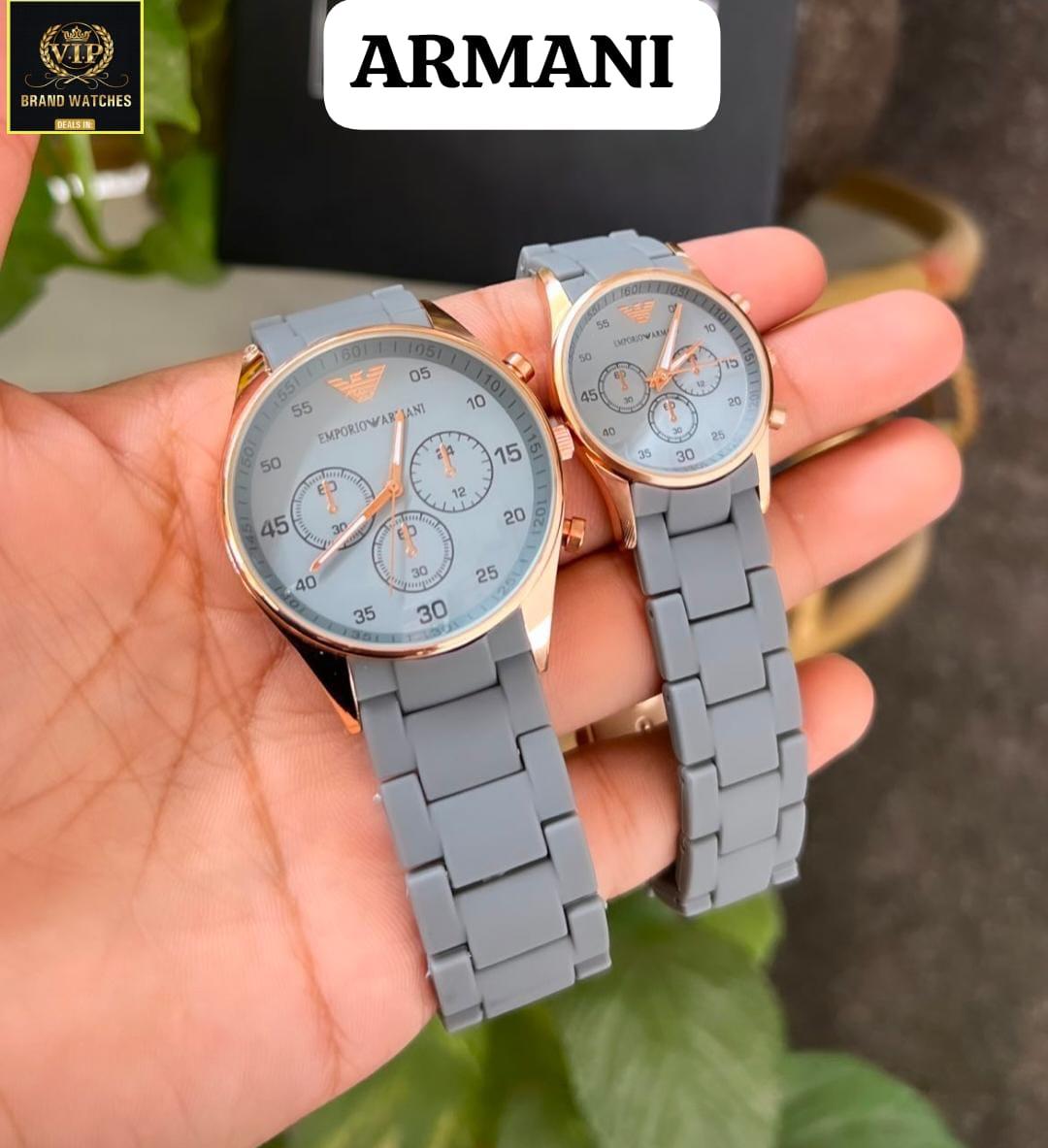 AA1 emporio armani couple watch ,Stylish  Watch Adjustable Strap